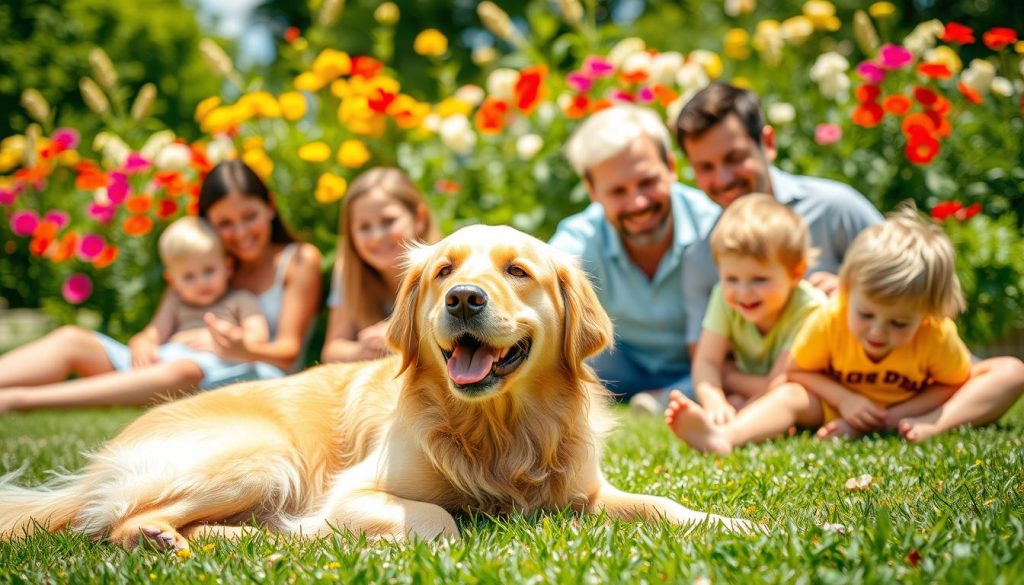 Golden Retriever family dog