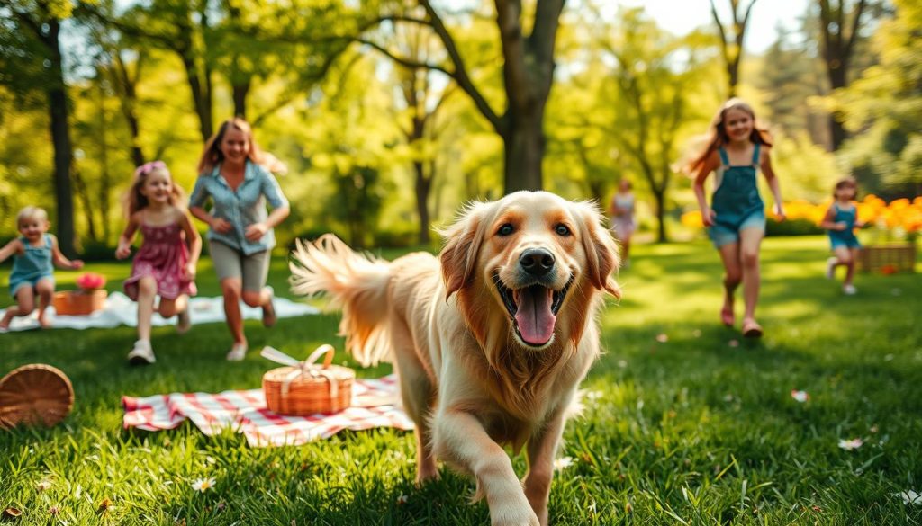 Golden Retriever family dog