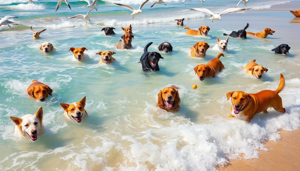 dogs that enjoy swimming